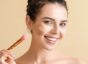 Preparation du teint lumineux